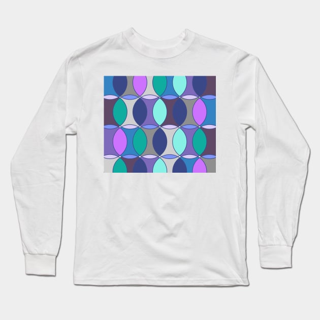 Abstract Cool Color Circles Long Sleeve T-Shirt by bradenjay99